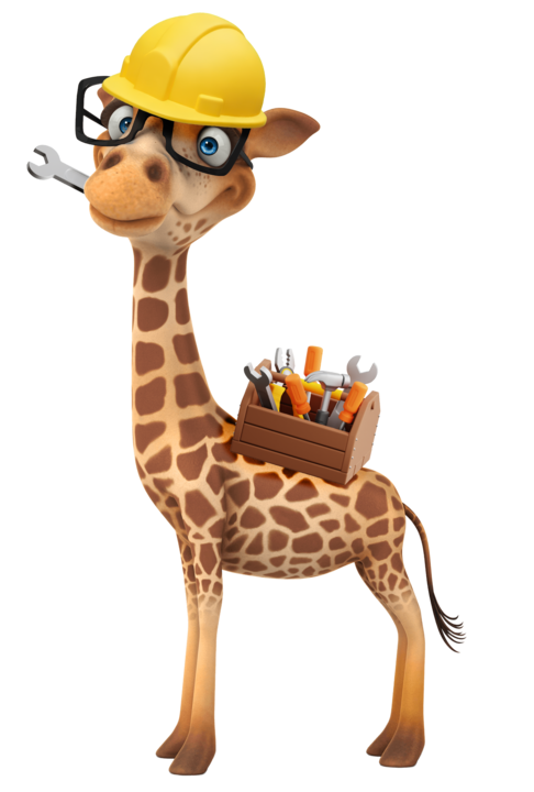 The Giraffe mascot
